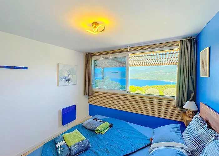 Vila Magnifique T2 Terrasse Vue Panoramique Dans Avec Piscine Serra-di-Ferro (Corsica)